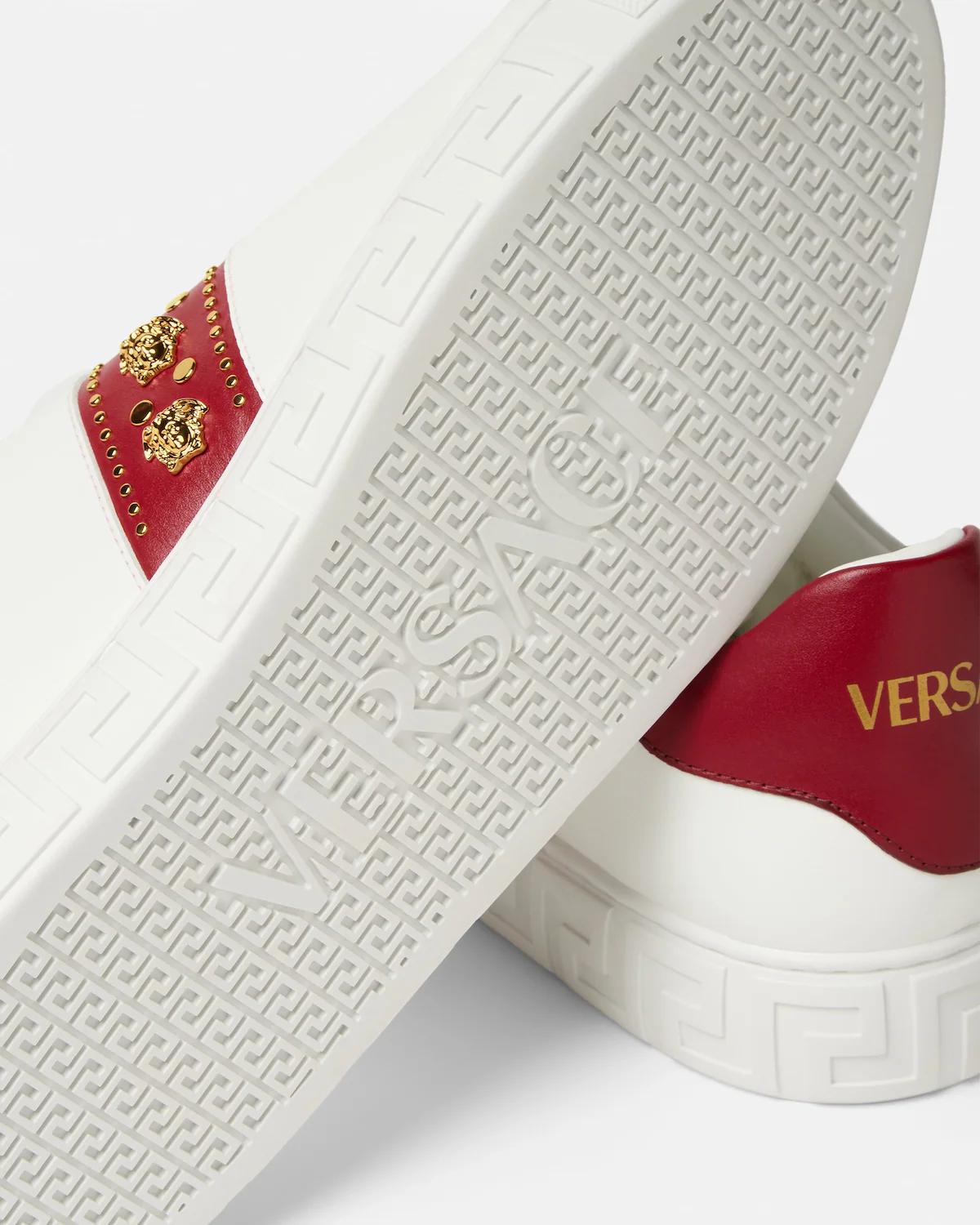 Greca Embellished Sneakers - Image 5