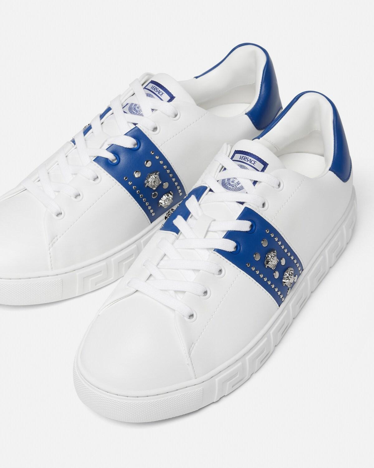 Greca Embellished Sneakers - Image 4