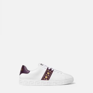 Greca Embellished Sneakers