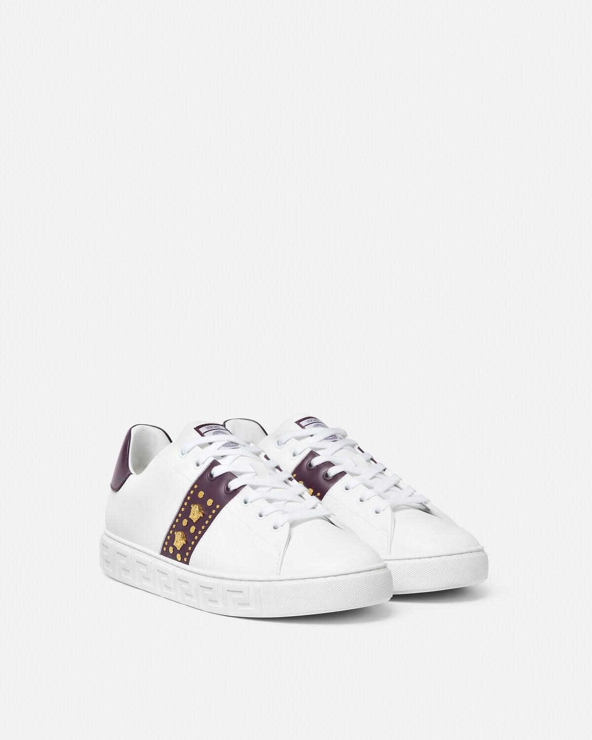 Greca Embellished Sneakers - Image 2