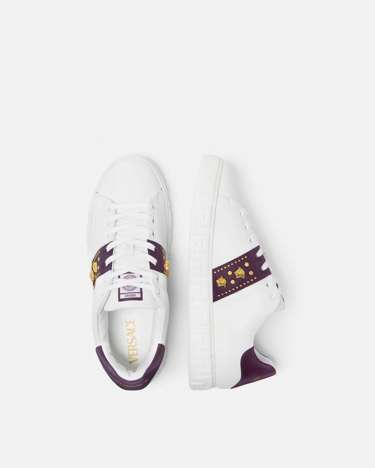Greca Embellished Sneakers - Image 3