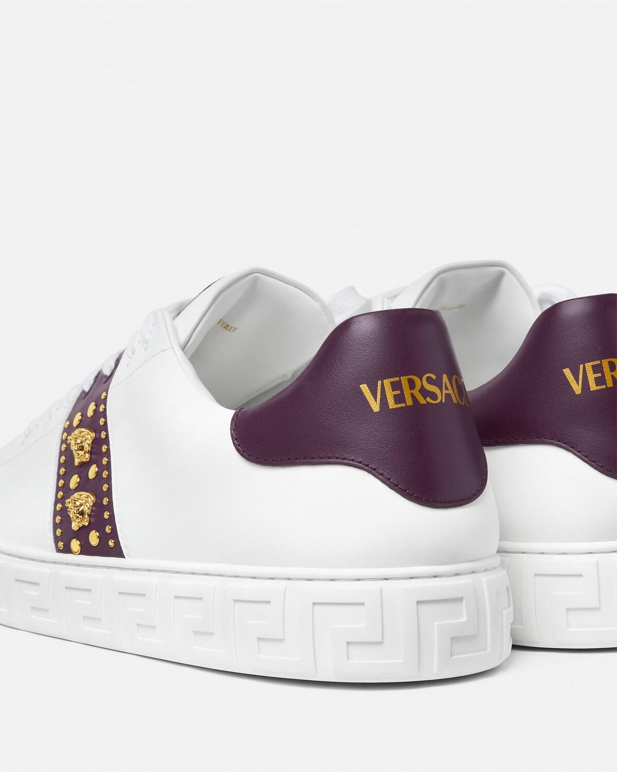 Greca Embellished Sneakers - Image 5
