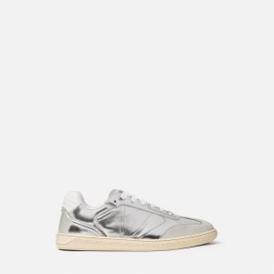 Greca Court Metallic Sneakers