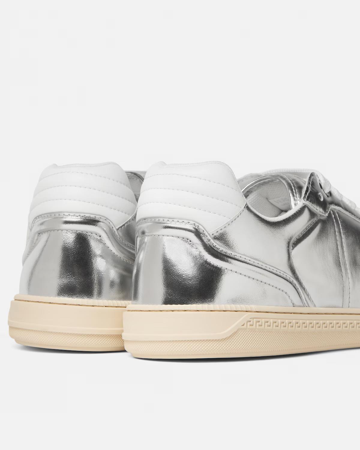 Greca Court Metallic Sneakers - Image 4