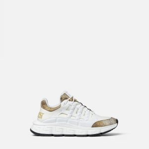 Trigreca Lizard-Effect Sneakers