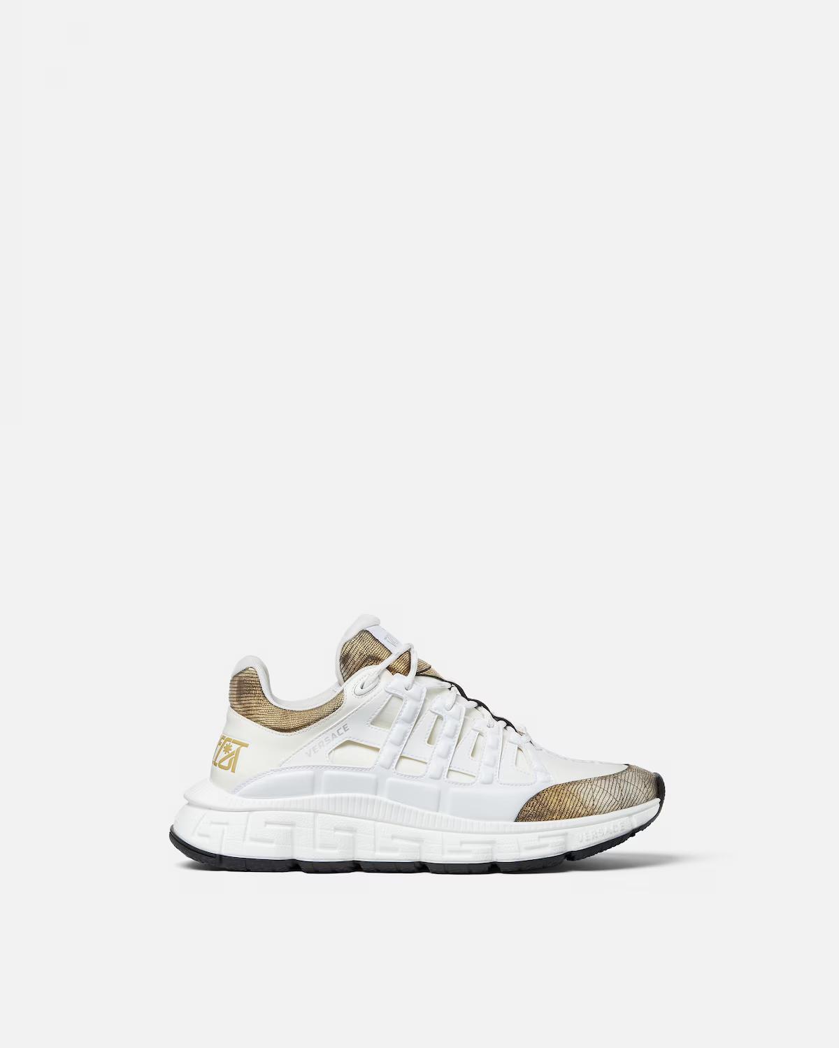 Trigreca Lizard-Effect Sneakers