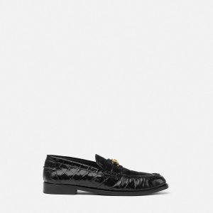 Medusa '95 Croc-Effect Loafers