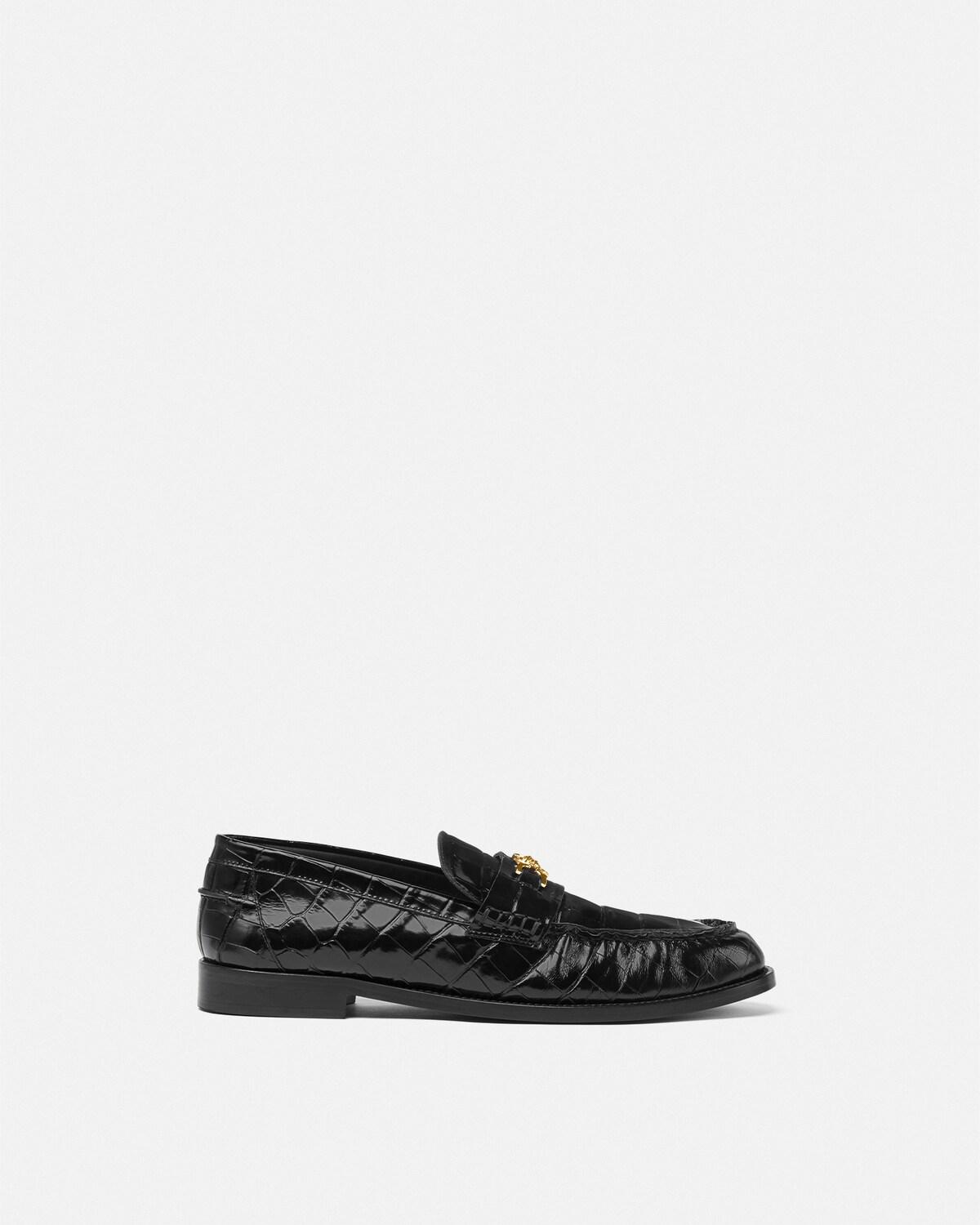 Medusa '95 Croc-Effect Loafers