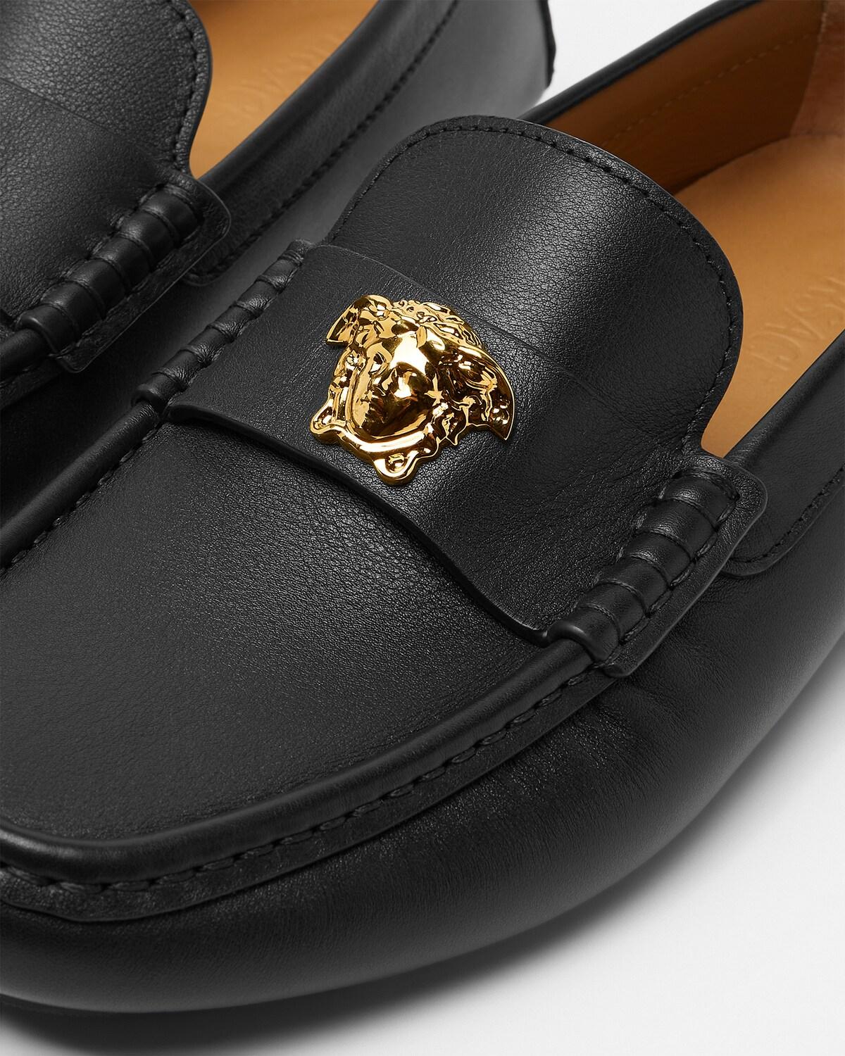 La Medusa Leather Driver Shoes - Image 5