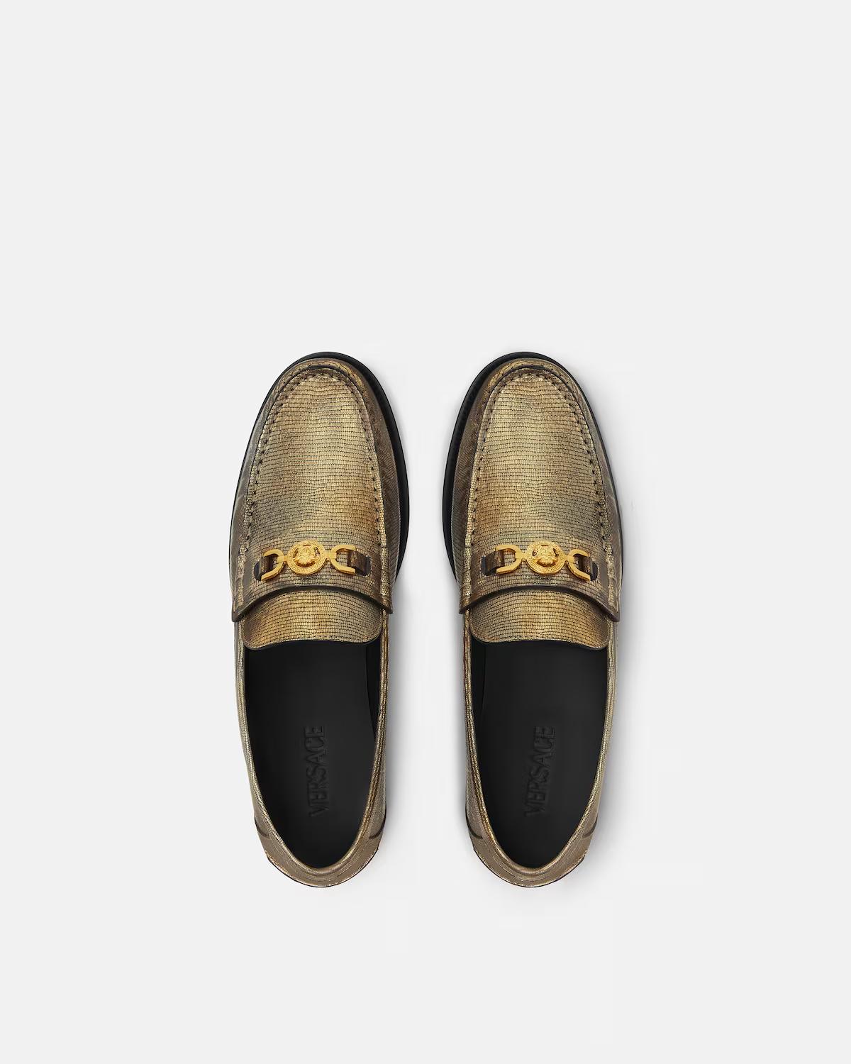 Medusa '95 Lizard-Effect Loafers - Image 3