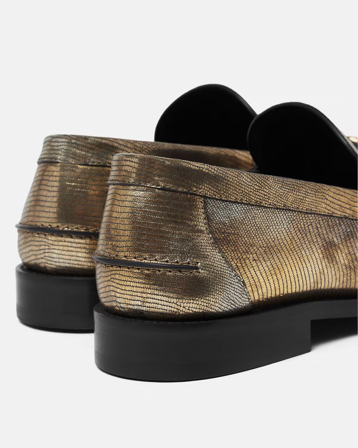 Medusa '95 Lizard-Effect Loafers - Image 5