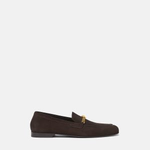 Medusa Suede Loafers