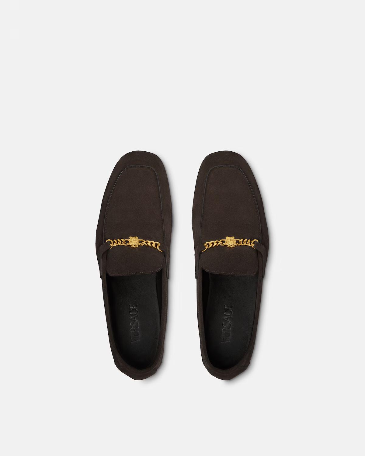 Medusa Suede Loafers - Image 3