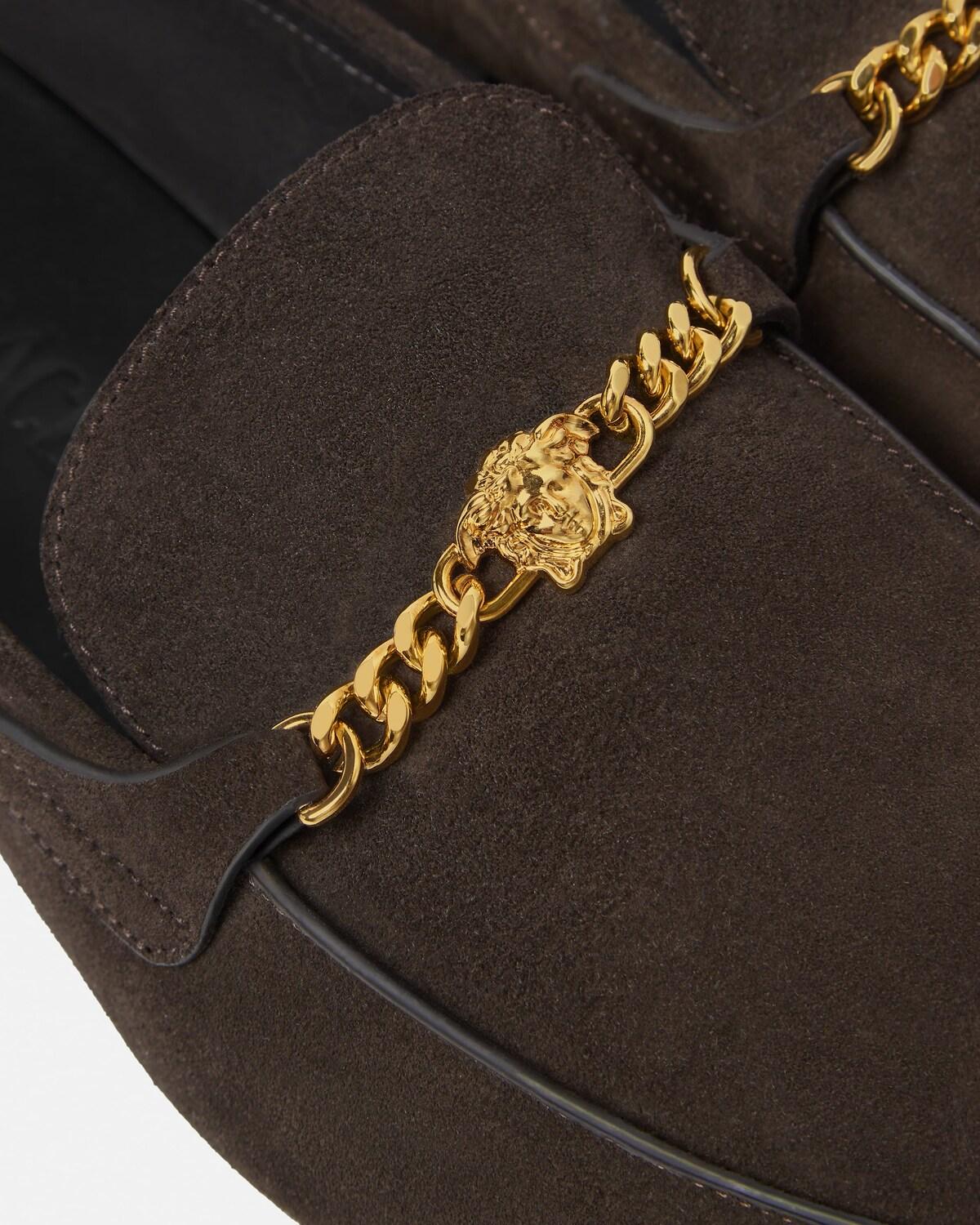 Medusa Suede Loafers - Image 4