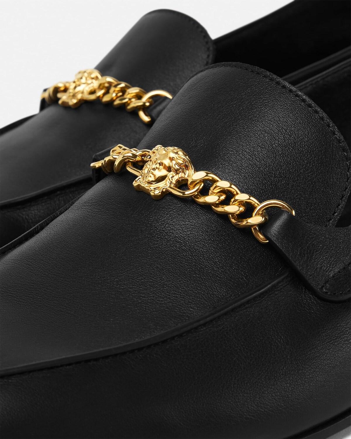 Medusa Leather Loafers - Image 5