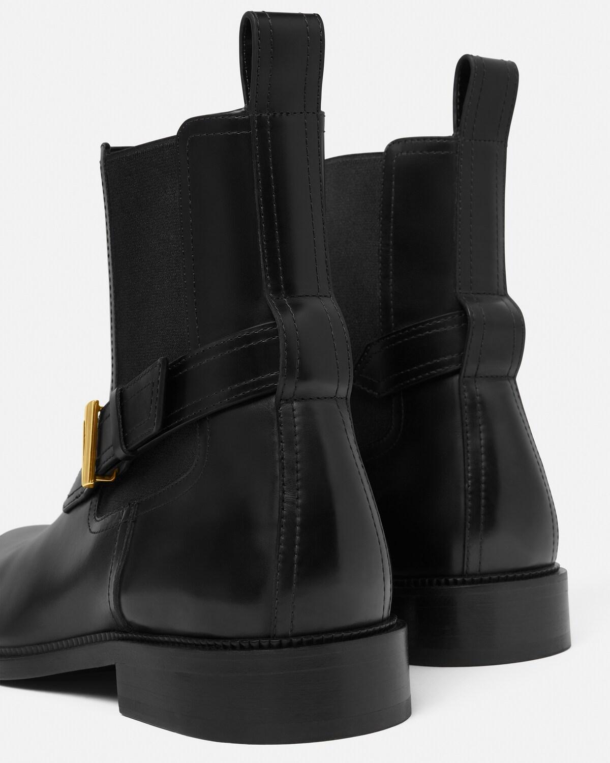 V Leather Chelsea Boots - Image 5