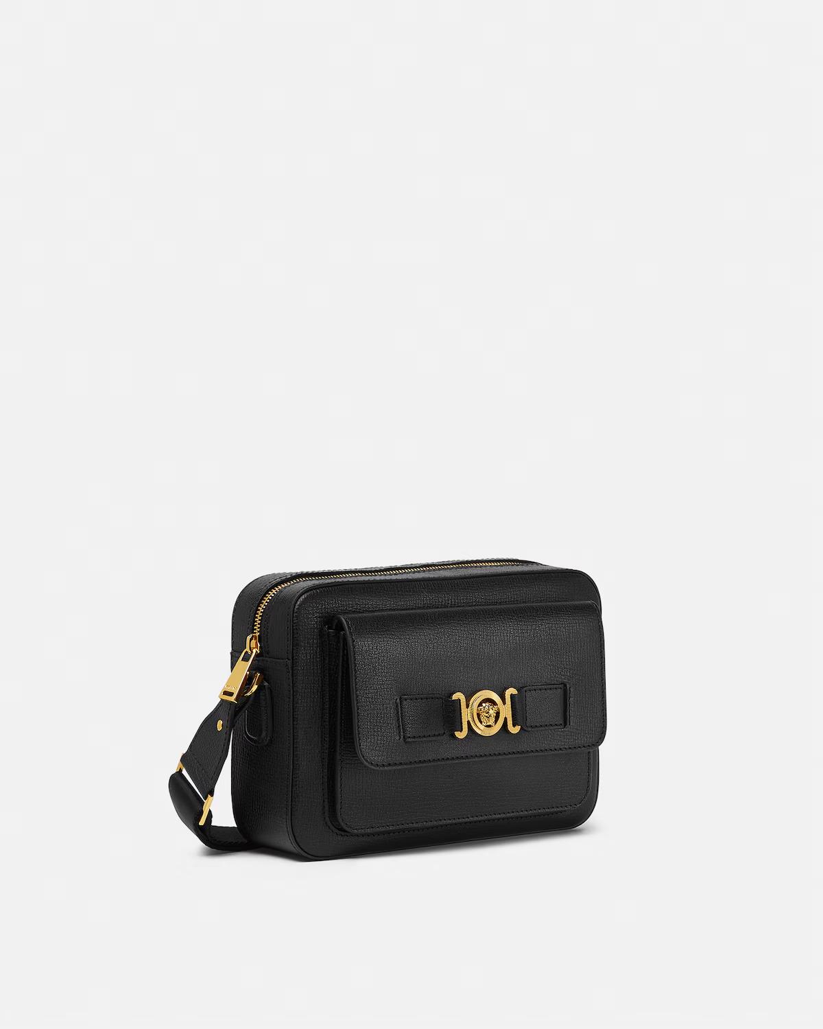 Medusa Biggie Leather Messenger Bag - Image 2