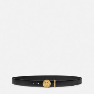 Medusa Biggie Leather Belt 3 cm