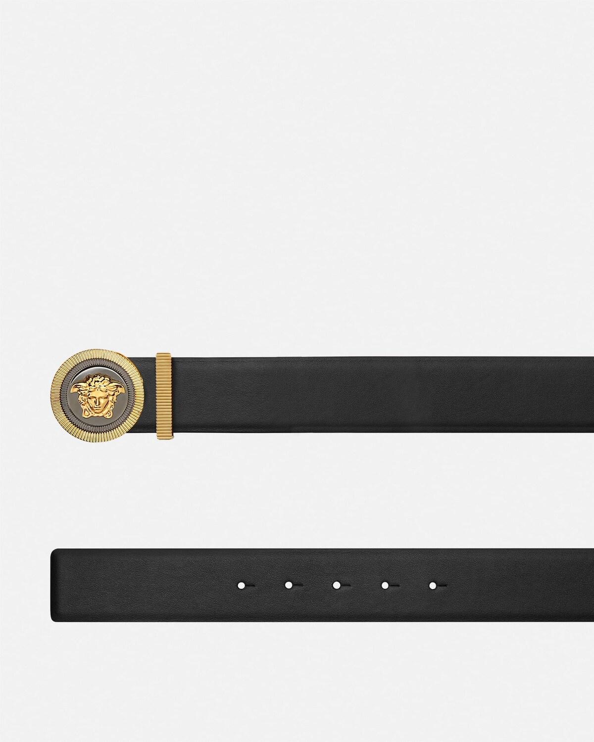 Medusa Biggie Leather Belt 4 cm - Image 2