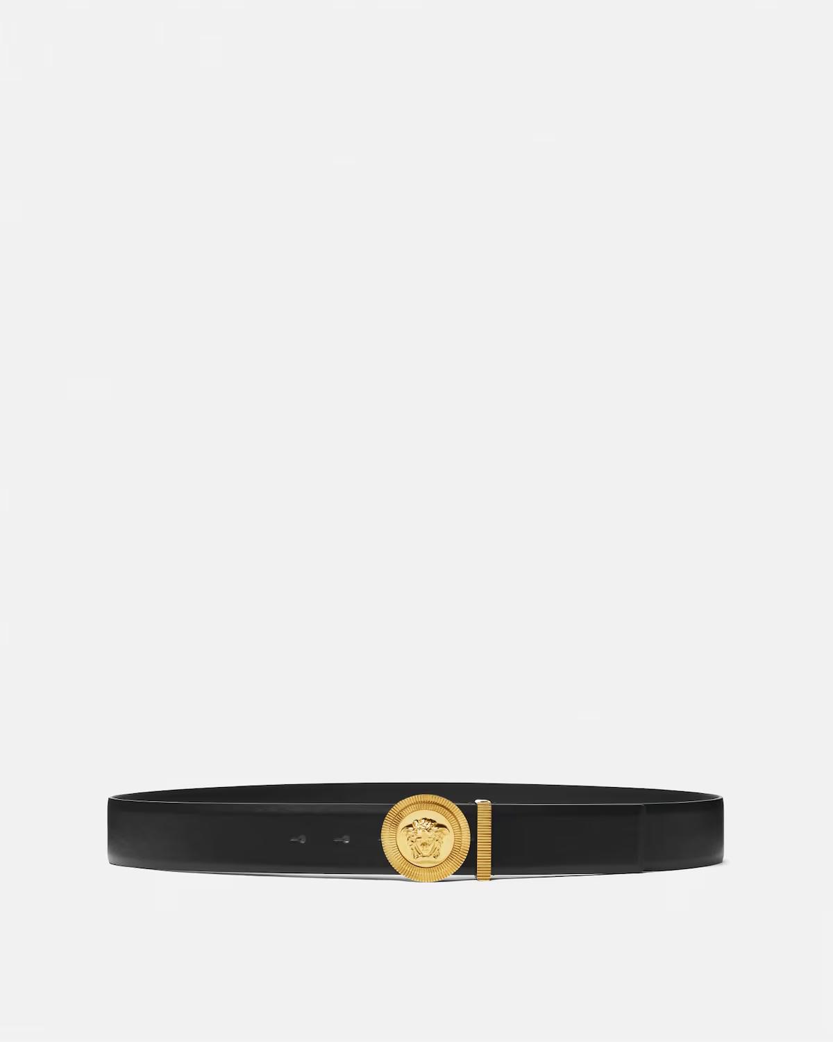 Medusa Biggie Leather Belt 4 cm