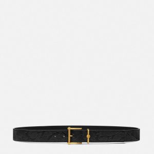 Barocco Leather Belt 3 cm