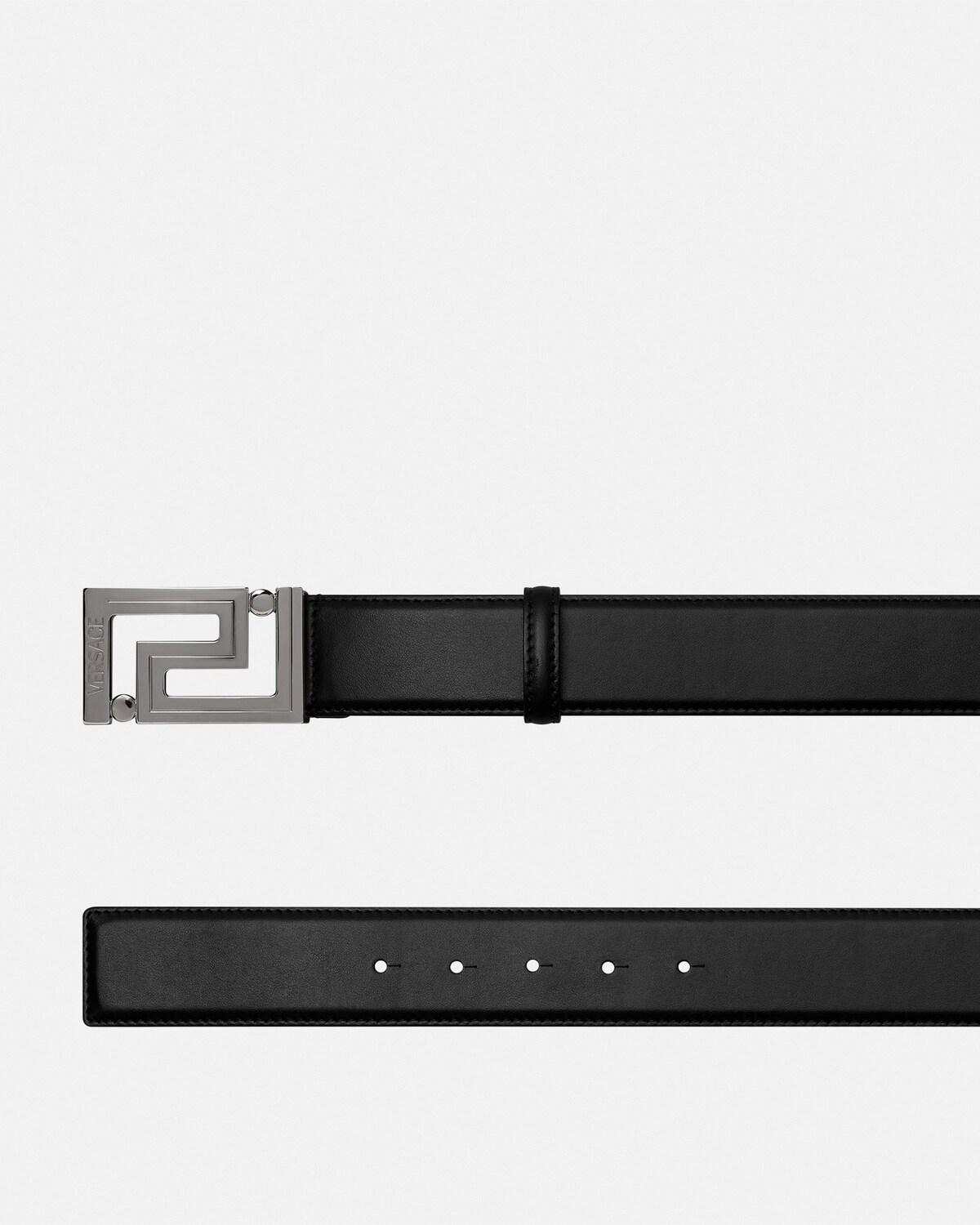 Greca Leather Belt 4 cm - Image 2
