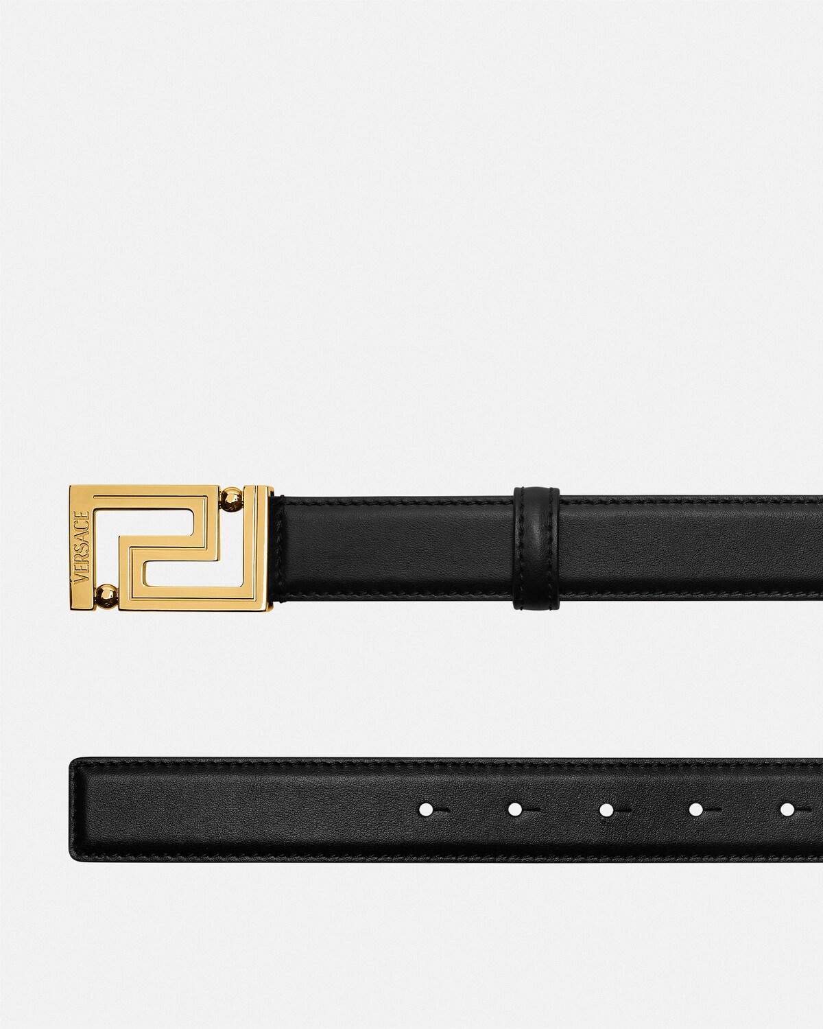 Greca Leather Belt 3 cm - Image 2
