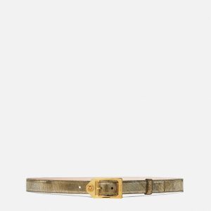 Medusa Biggie Lizard-Effect Belt 3 cm