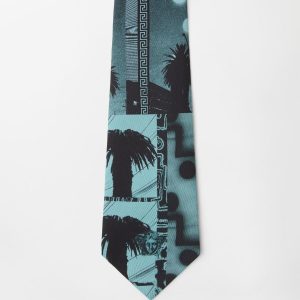 Printed Silk Twill Tie
