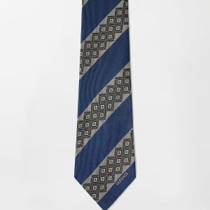 Printed Jacquard Silk Tie