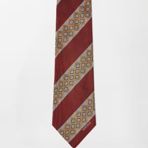 Printed Jacquard Silk Tie