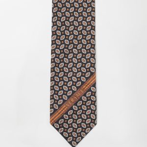Printed Jacquard Silk Tie
