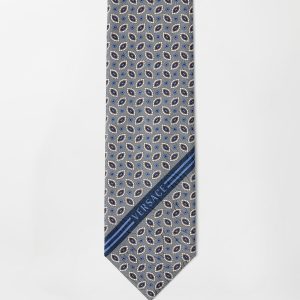Printed Jacquard Silk Tie