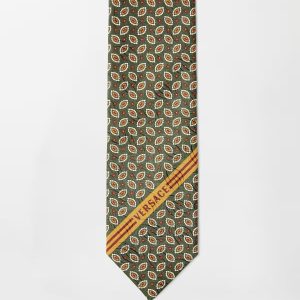 Printed Jacquard Silk Tie