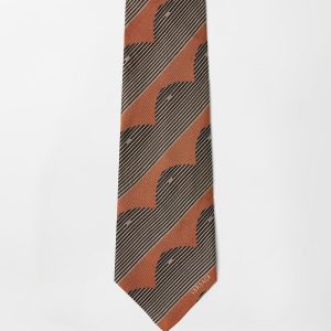 Printed Jacquard Silk Tie