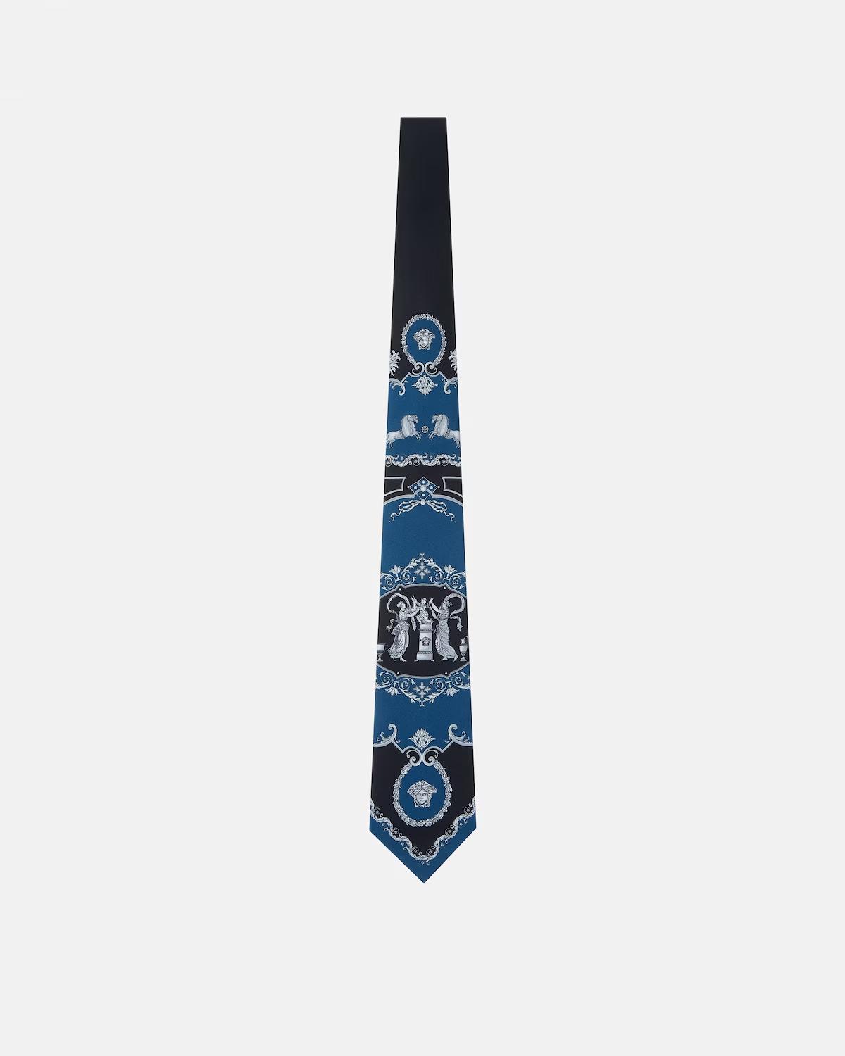 Printed Silk Twill Tie