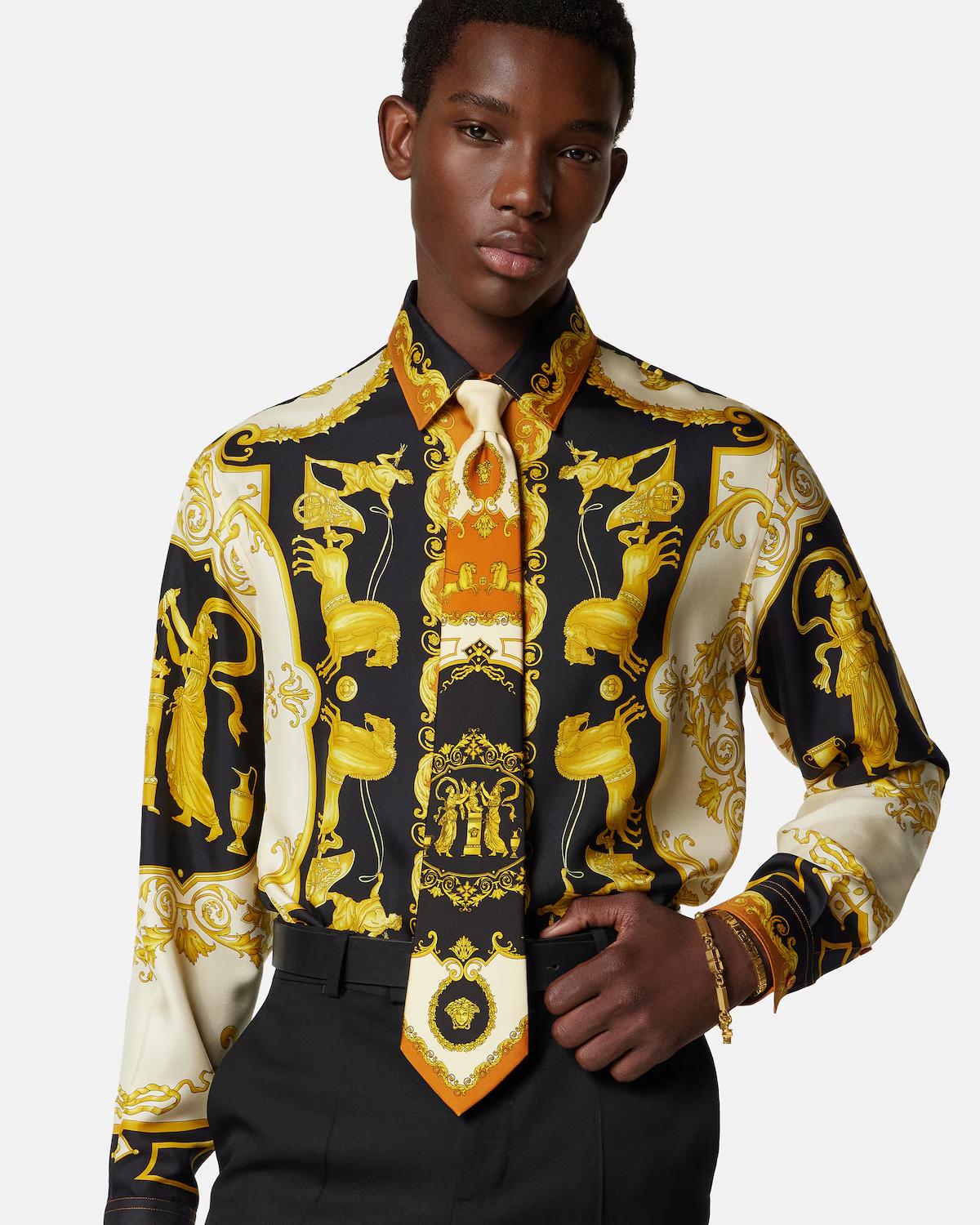 Printed Silk Twill Tie - Image 4