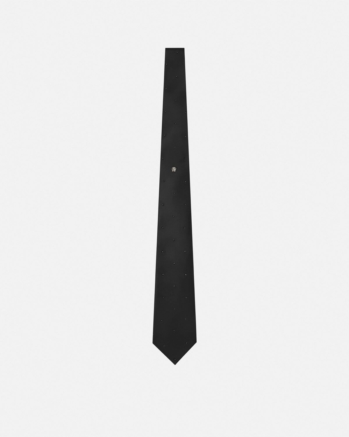 Embellished Silk-Satin Tie