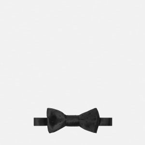 Embellished Silk-Satin Bow Tie