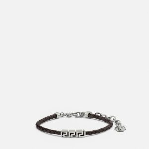 Greca Leather Bracelet