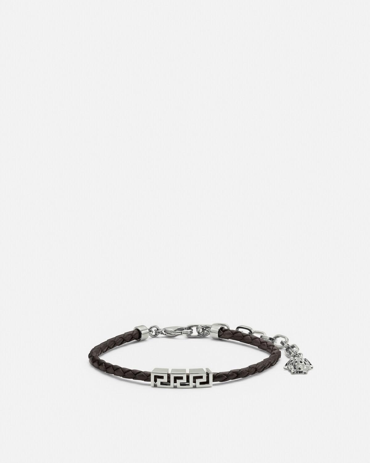 Greca Leather Bracelet