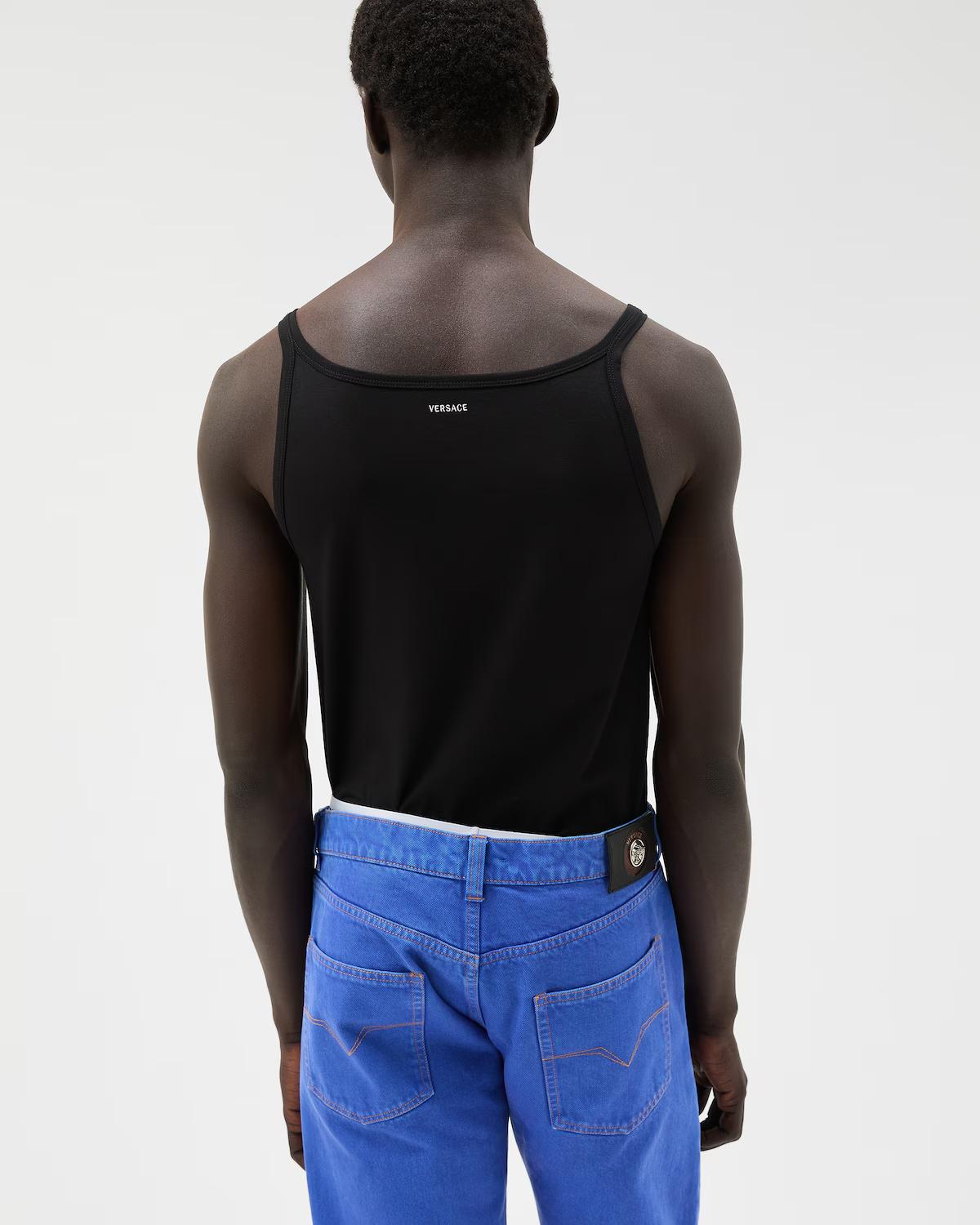 Embroidered Cotton-Jersey Tank Top - Image 5