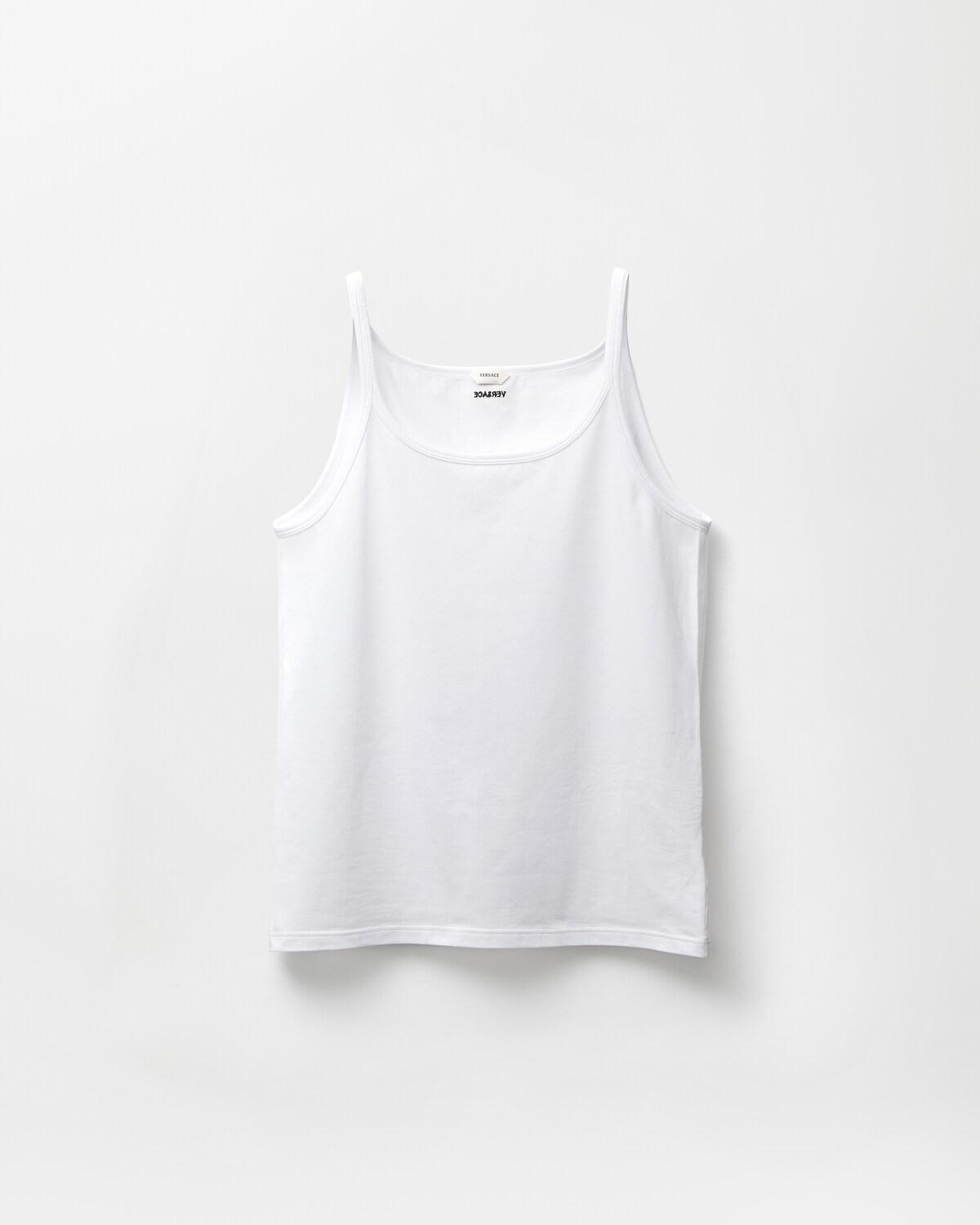 Embroidered Cotton-Jersey Tank Top