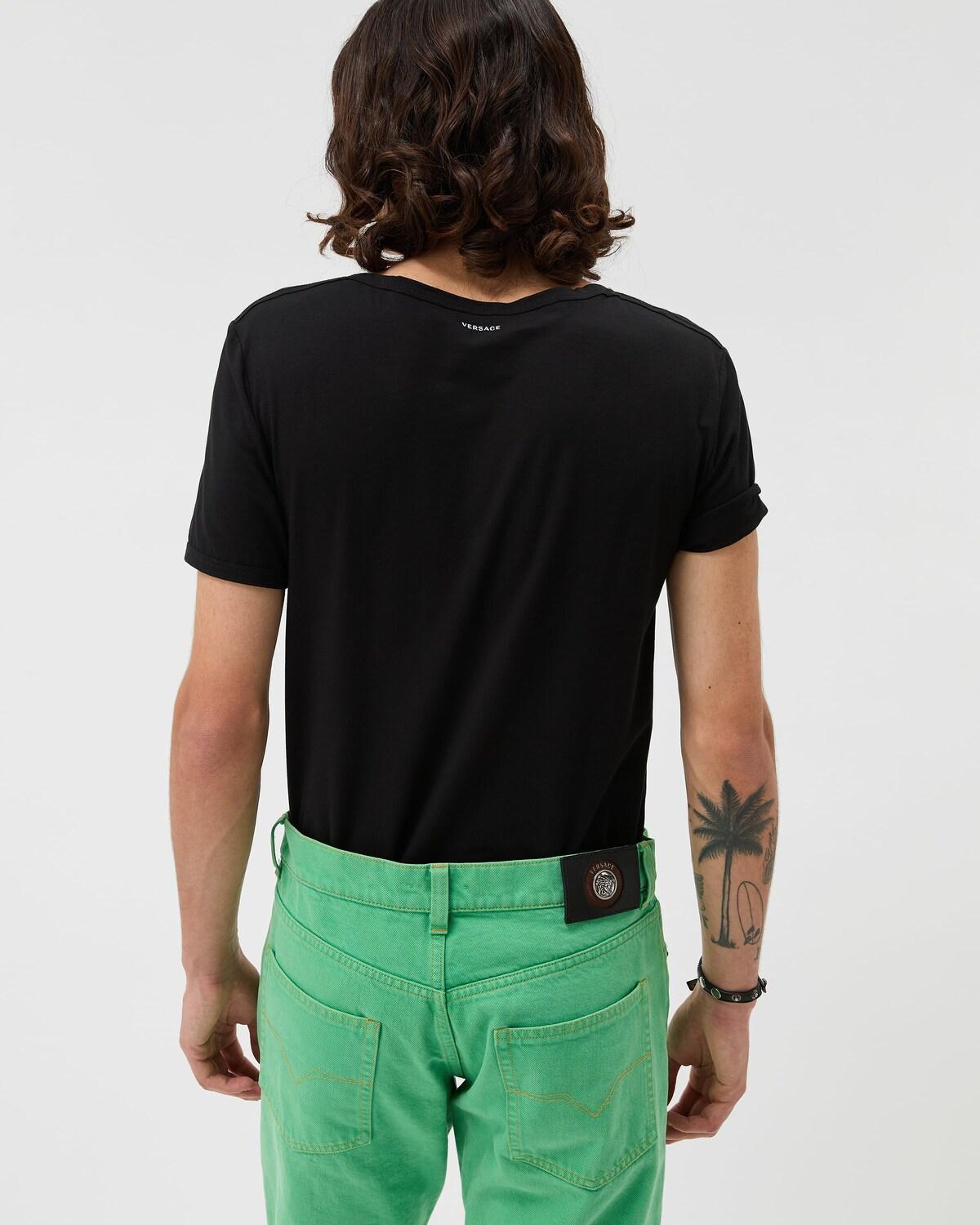 Embroidered Cotton-Jersey T-Shirt - Image 5