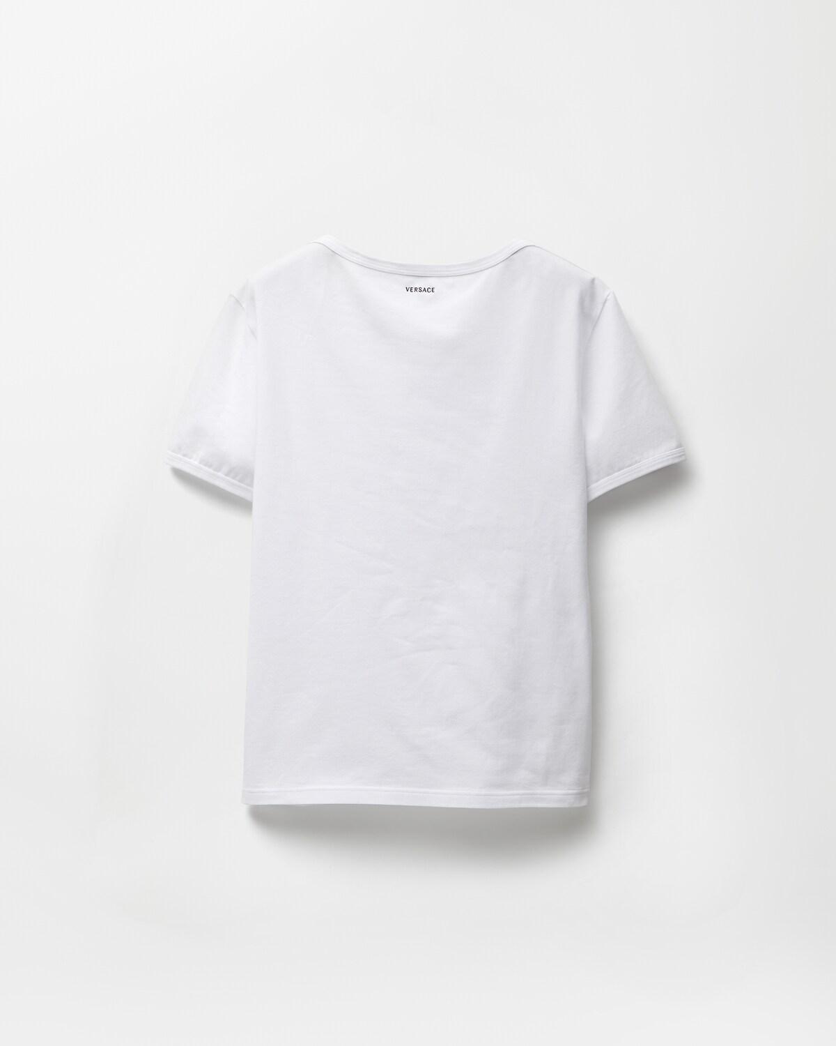 Embroidered Cotton-Jersey T-Shirt - Image 4