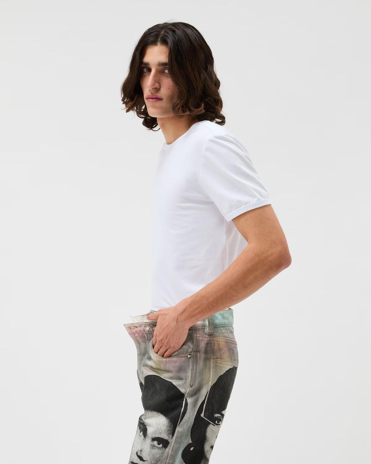 Embroidered Cotton-Jersey T-Shirt - Image 6