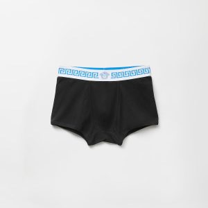 Ribbed Cotton-Jersey Trunks