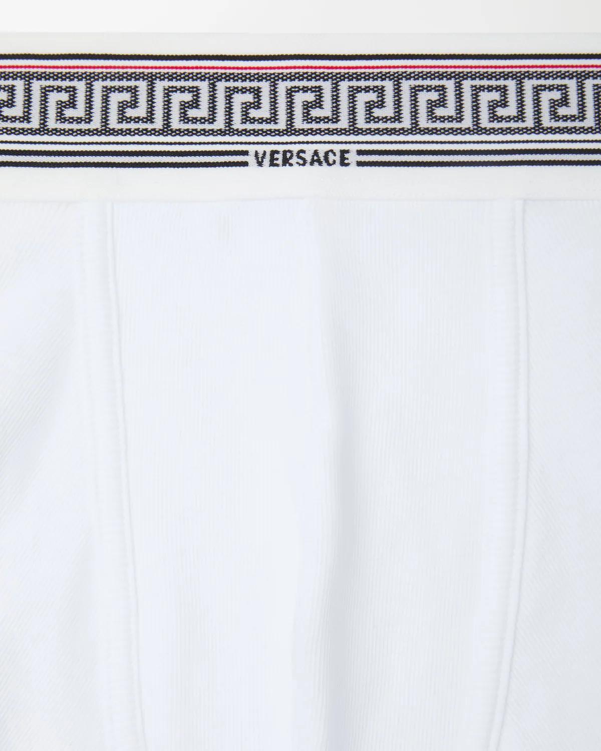 Ribbed Cotton-Jersey Trunks - Image 2