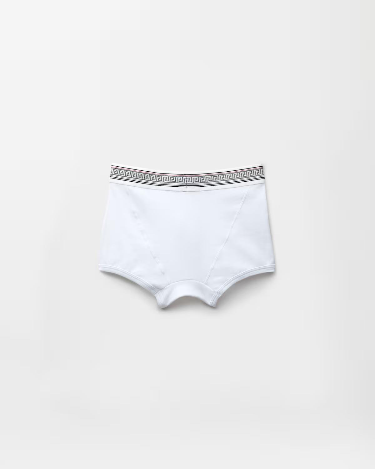 Ribbed Cotton-Jersey Trunks - Image 3