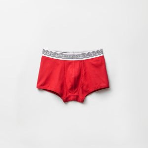 Ribbed Cotton-Jersey Trunks